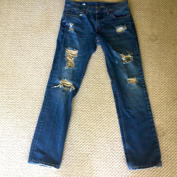 Men’s Levi’s 511 ripped jeans W32/L32